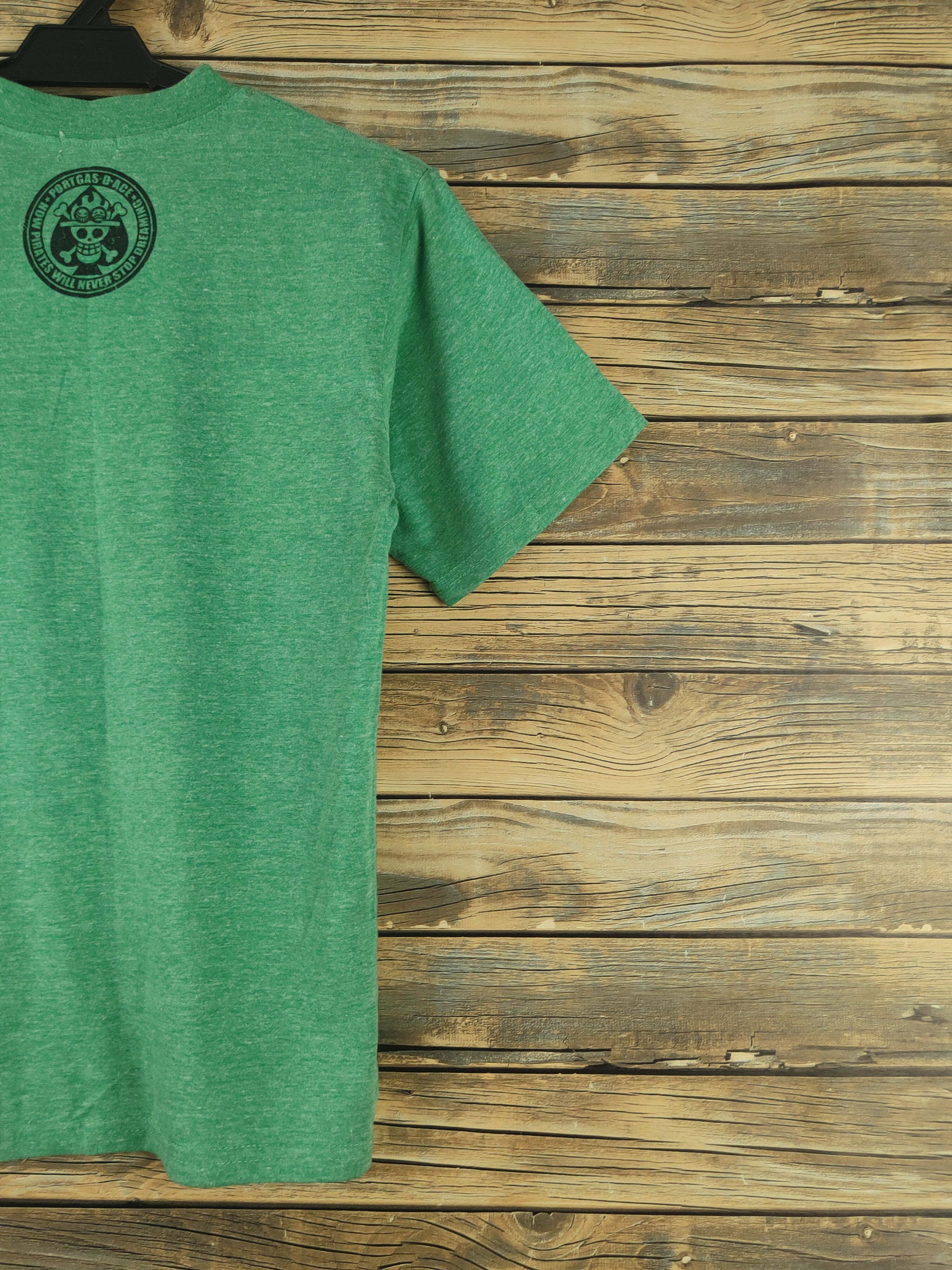 One Piece One Piece Green Short Sleeve T-shirts #S2863 Size US S / EU 44-46 / 1 - 11 Thumbnail