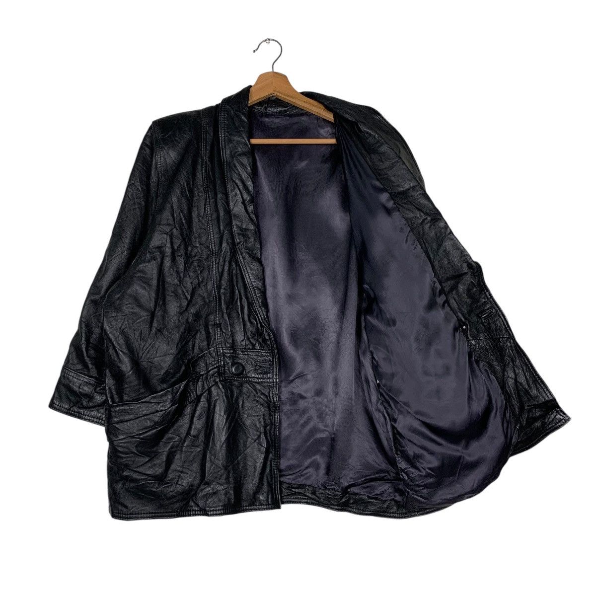Other Vera Pelle Made In Italy Leather Jacket Size M / US 6-8 / IT 42-44 - 9 Thumbnail