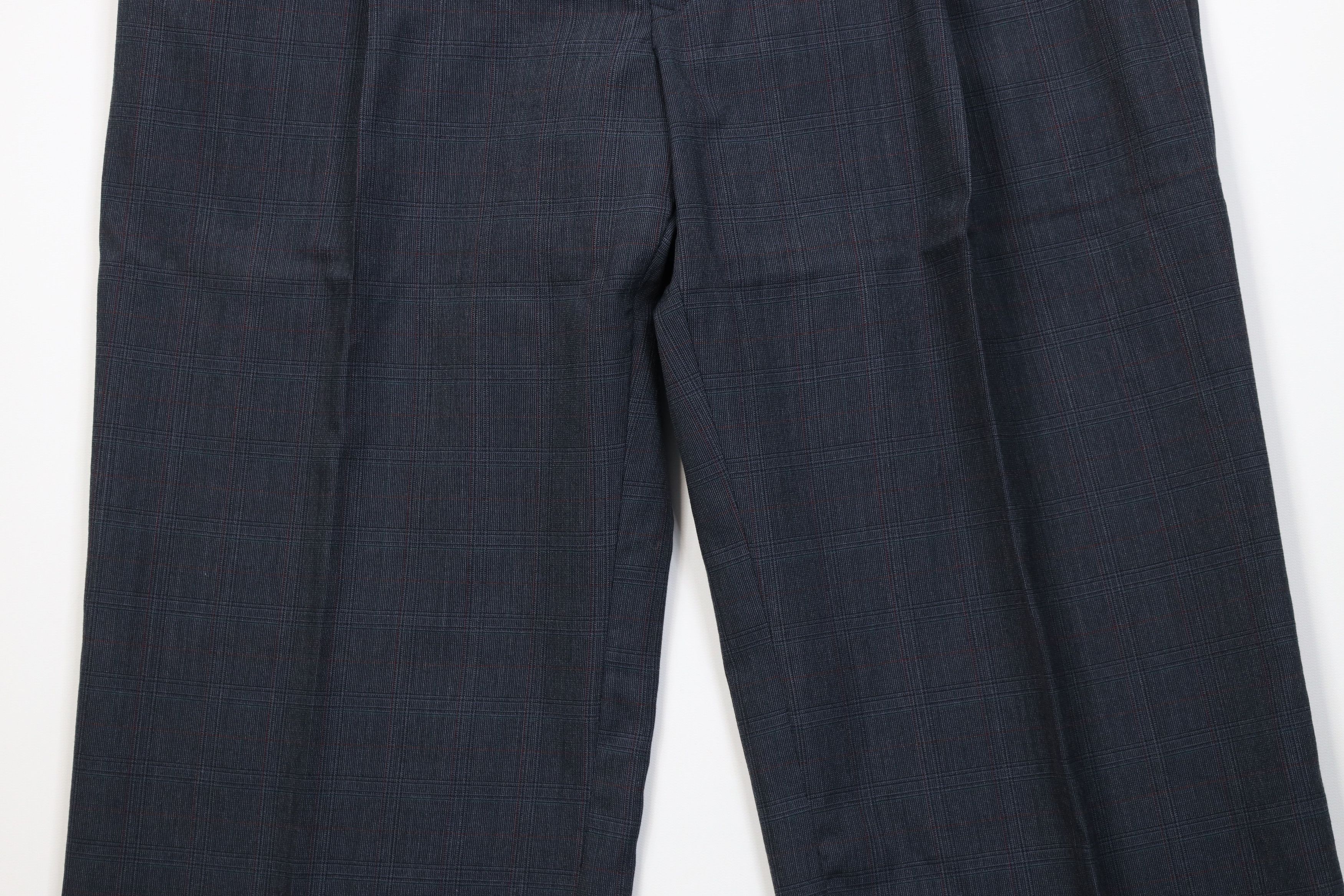 Vintage Vintage 70s Streetwear Wool Wide Leg Chino Pants Plaid USA Size US 34 / EU 50 - 3 Thumbnail