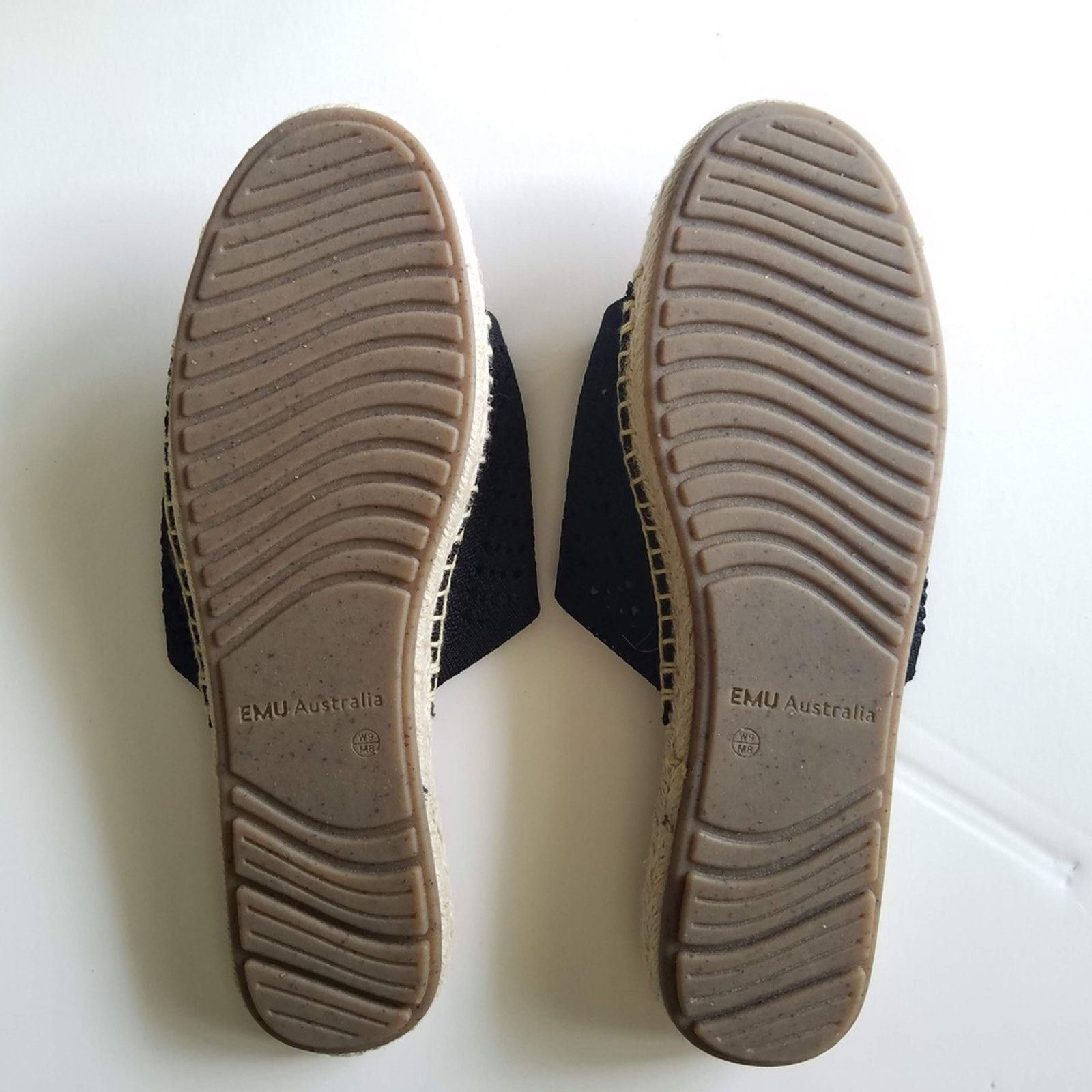 Other EMU Australia EBOR MAC espadrille slides sz 9 cork black Size US 9 / IT 39 - 8 Thumbnail