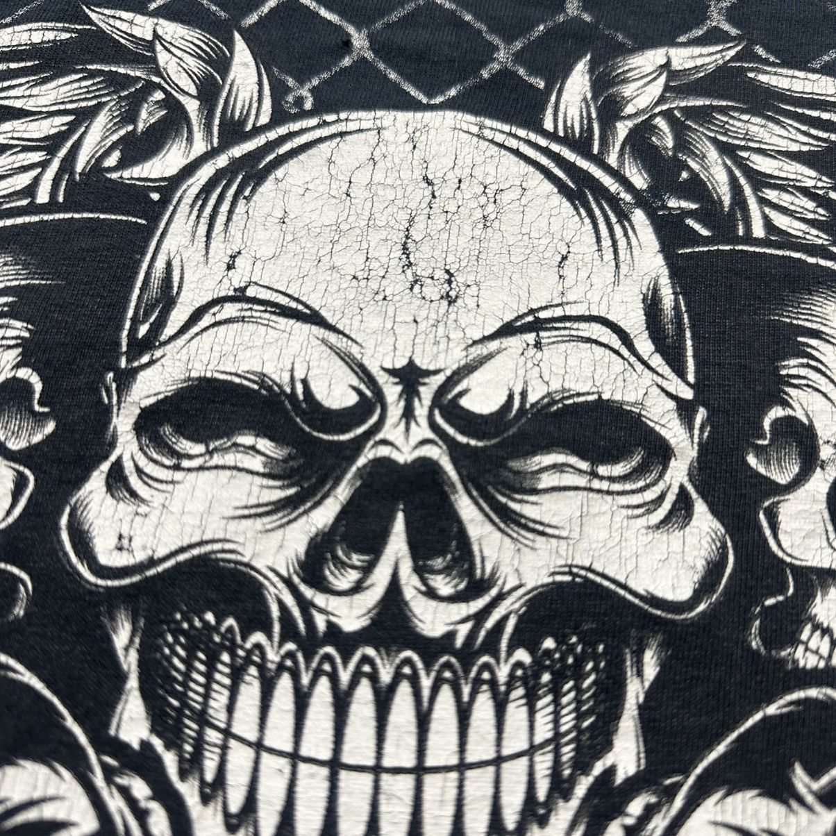 Tapout Vintage Y2K Cage Ruler Skull MMA Tapout Style Shirt Size M Size US M / EU 48-50 / 2 - 3 Thumbnail