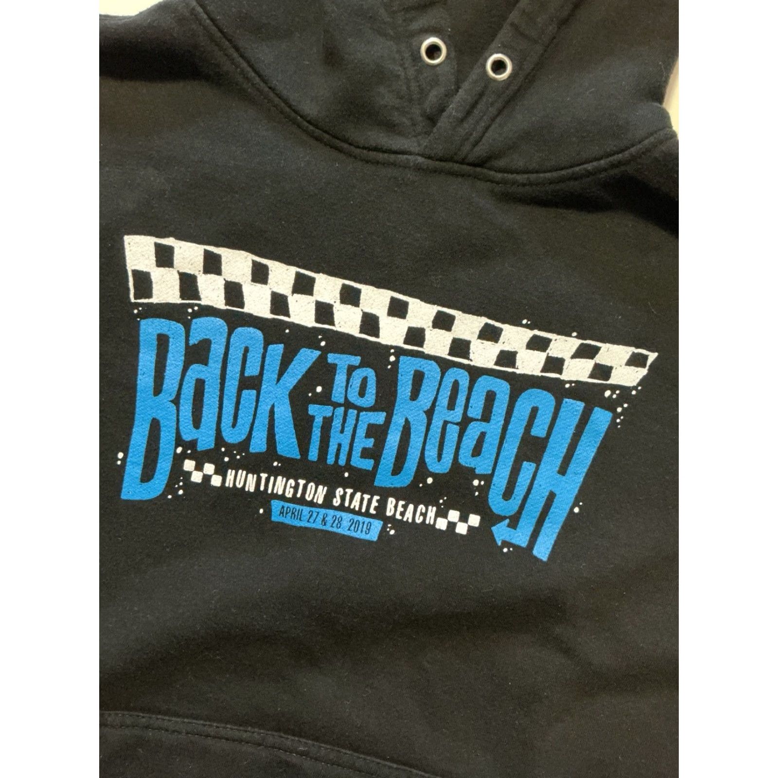 Vintage VINTAGE Back To The Beach Festival Hoodie Mens L Black Ska Punk Rock Band Pullover Size US L / EU 52-54 / 3 - 5 Thumbnail