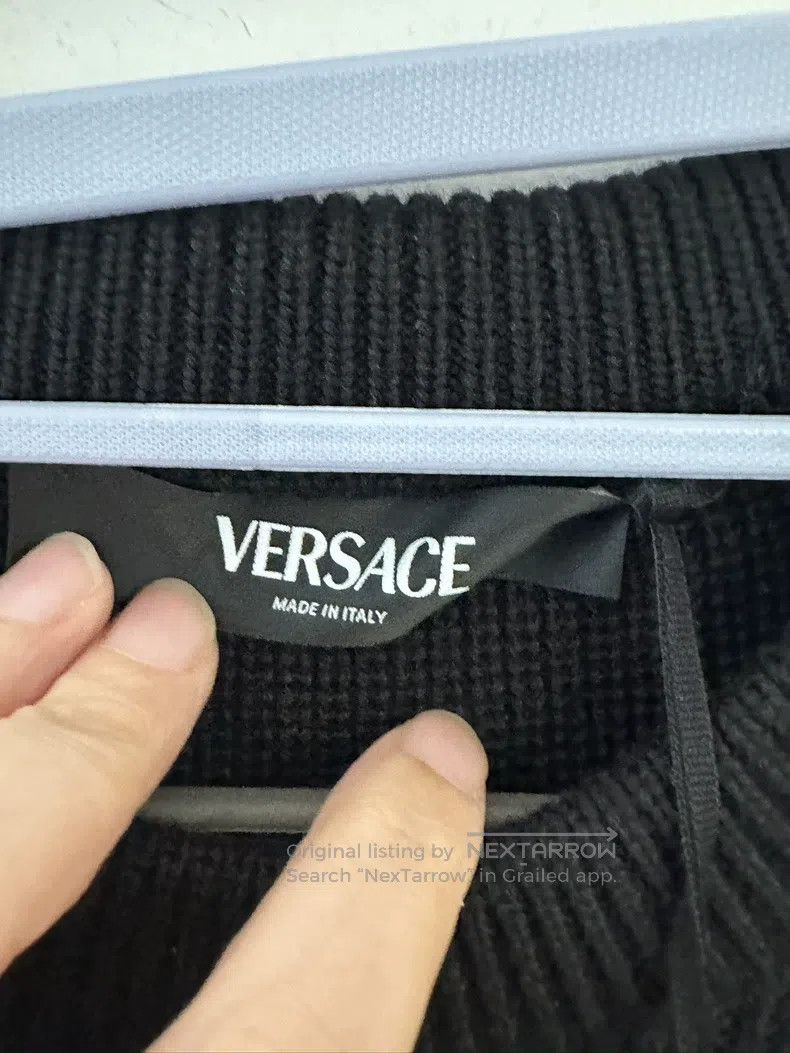 Versace Versace Medusa wool knitted sweater Size US L / EU 52-54 / 3 - 4 Thumbnail