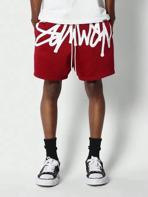 Jean Akasaka x Ryoko Graphic DRIP Y2k Shorts drill Size US 32 / EU 48 - 5 Thumbnail