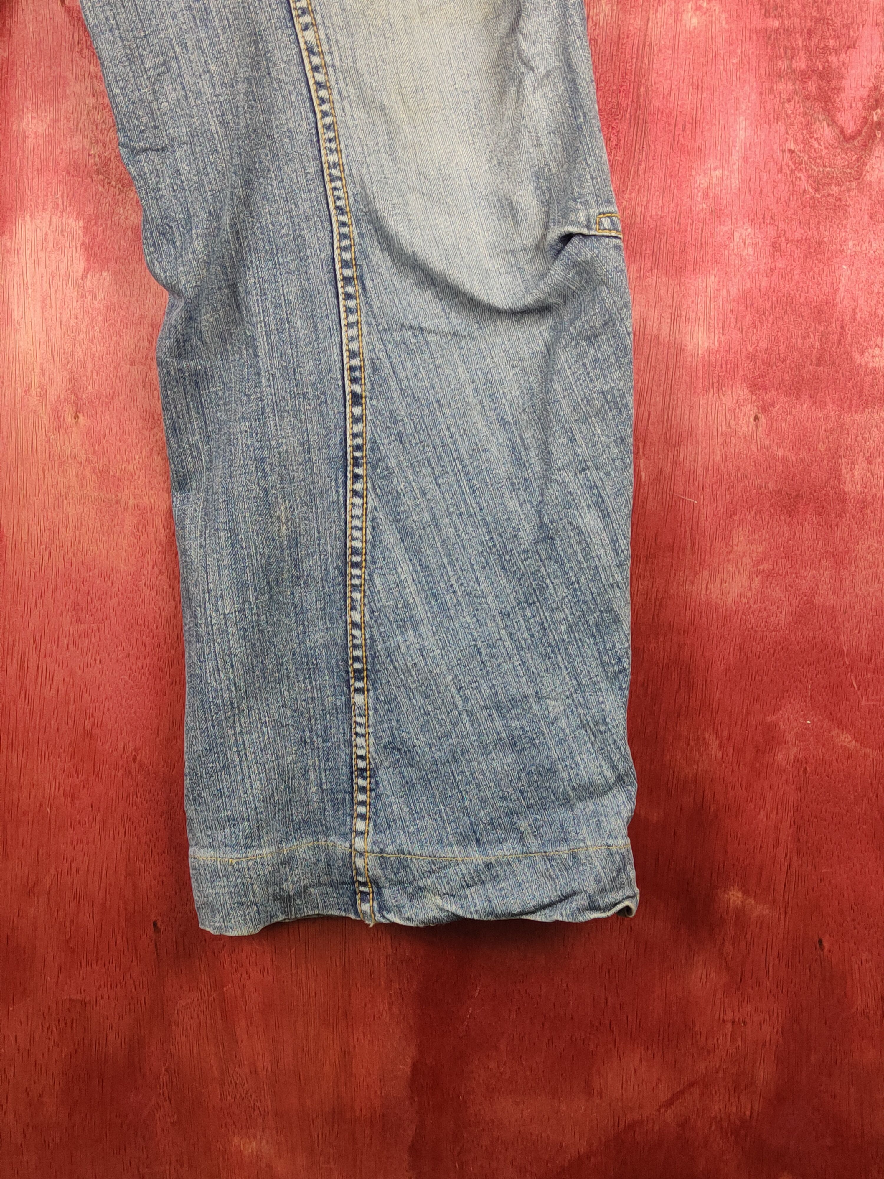 Japanese Brand T.s.c Blue Distressed Ripped Jeans #S2364 Size US 34 / EU 50 - 6 Thumbnail