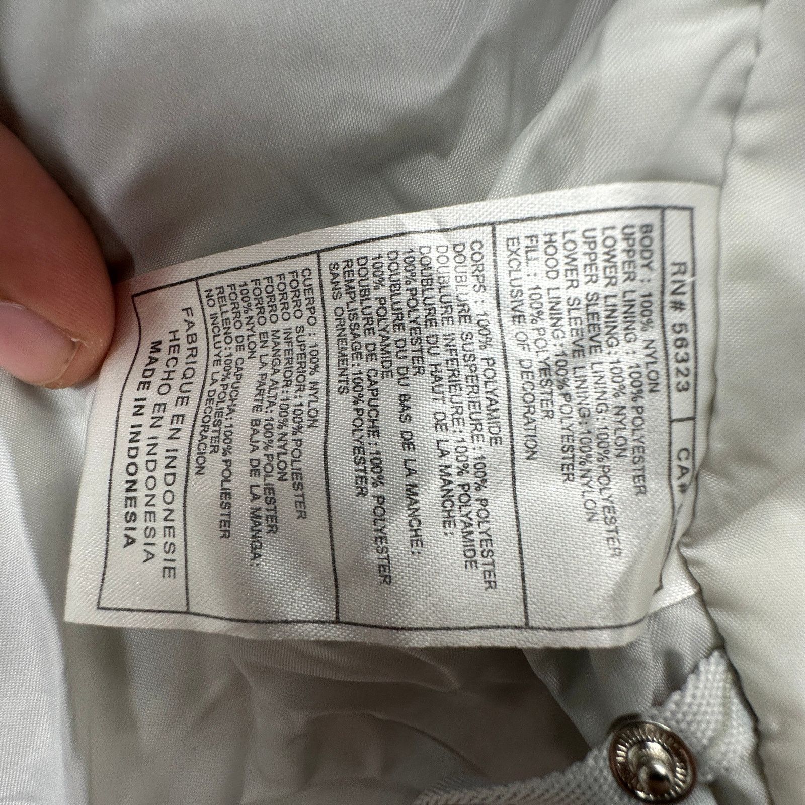 Nike Vintage Nike Fleece Lined Nylon Heavy Jacket Mens XXL Size US XXL / EU 58 / 5 - 12 Thumbnail