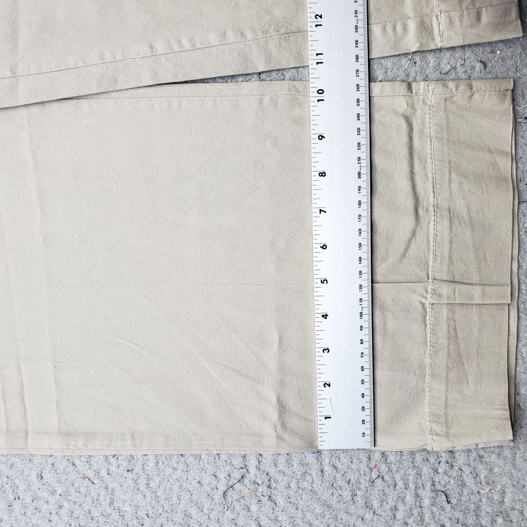 Vintage Style&co. Premium Trouser Pants Womens 14 Tan Tummy Control Stretch Low-Rise Size 36" / US 14 / IT 50 - 5 Thumbnail