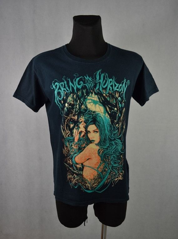 Band Tees × Vintage Vintage Bring Me The Horizon T-shirt tee M Size US M / EU 48-50 / 2 - 1 Thumbnail