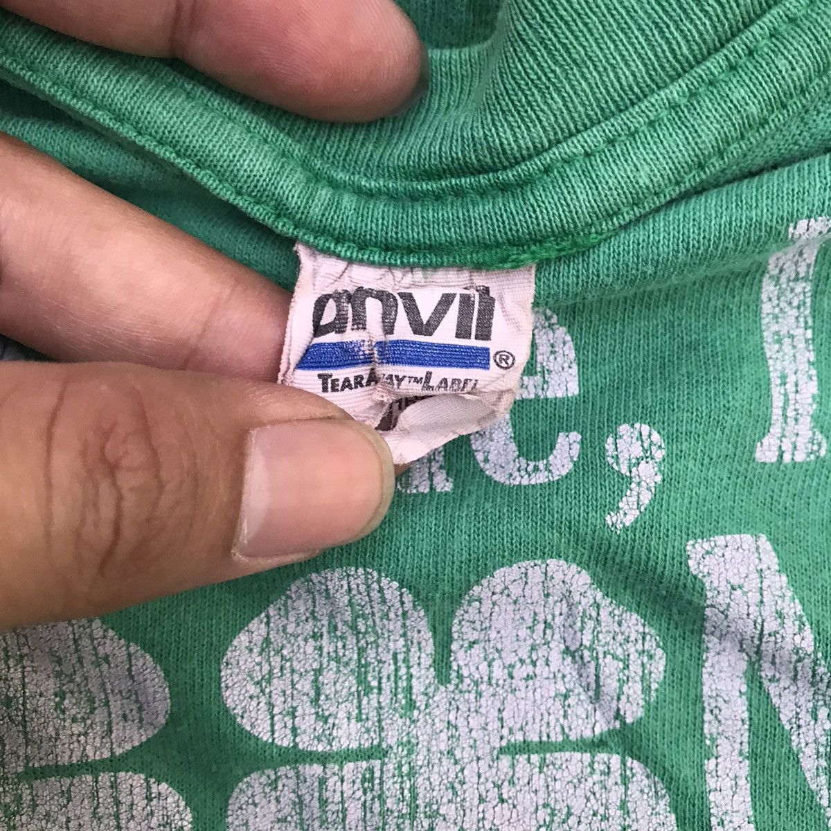 Anvil × NBA Vintage Cletic Punk green Irish celtic Tee tshirt size XL Size US L / EU 52-54 / 3 - 5 Thumbnail