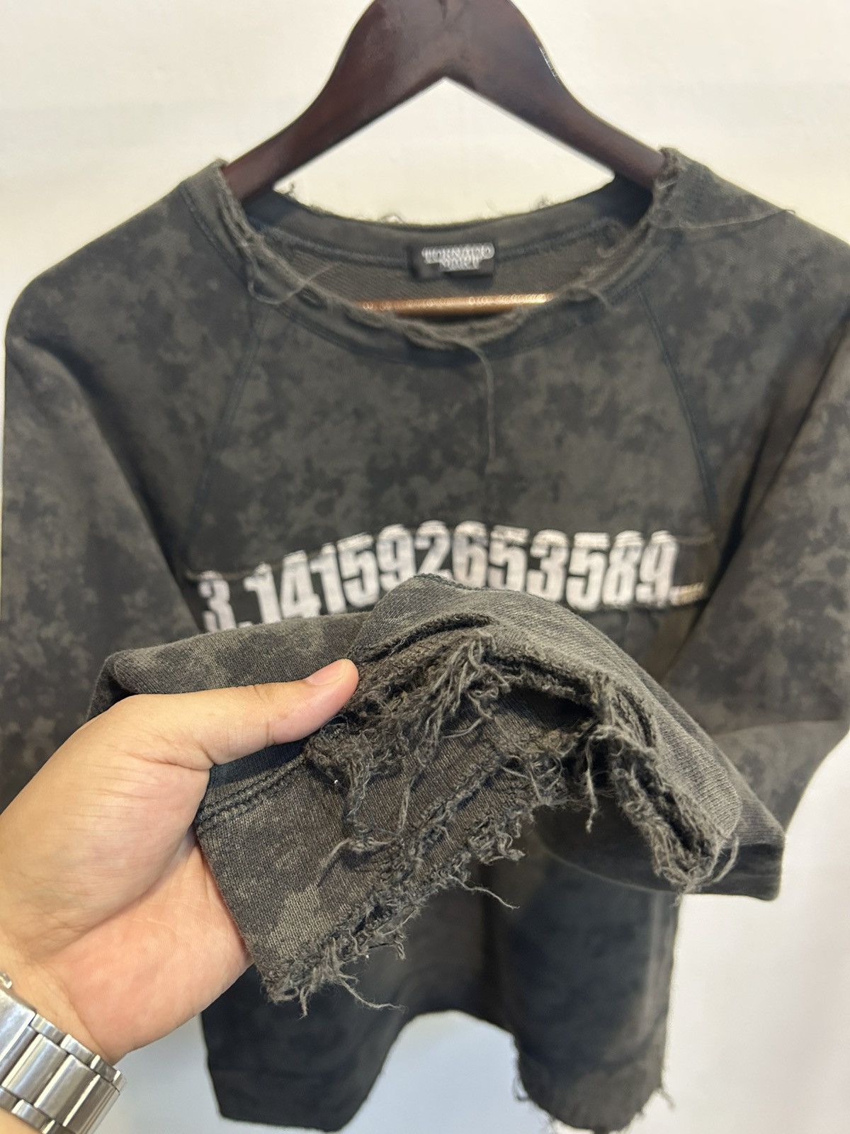Tornado Mart Tornado Mart Distressed Asidwash Sweatshirt Size US S / EU 44-46 / 1 - 5 Thumbnail