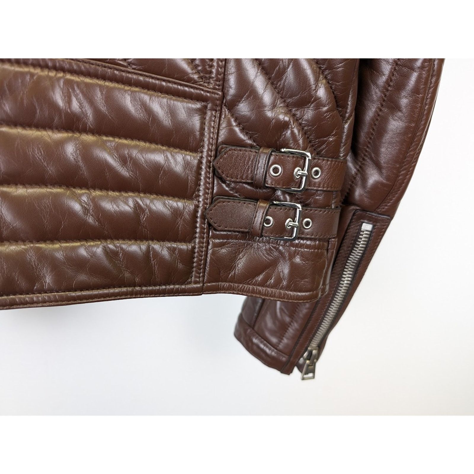 Tom Ford o1rshd1 Leather Jacket in Brown Size US M / EU 48-50 / 2 - 17 Thumbnail