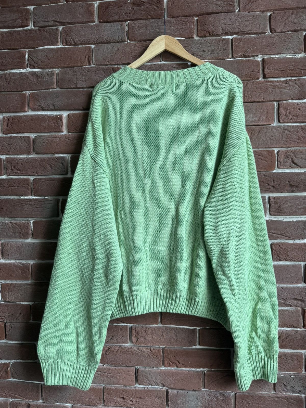 Japanese Brand Rare Ruben Kone Cardigan Heavy Knitted Sweater Mint Large Size US L / EU 52-54 / 3 - 2 Thumbnail