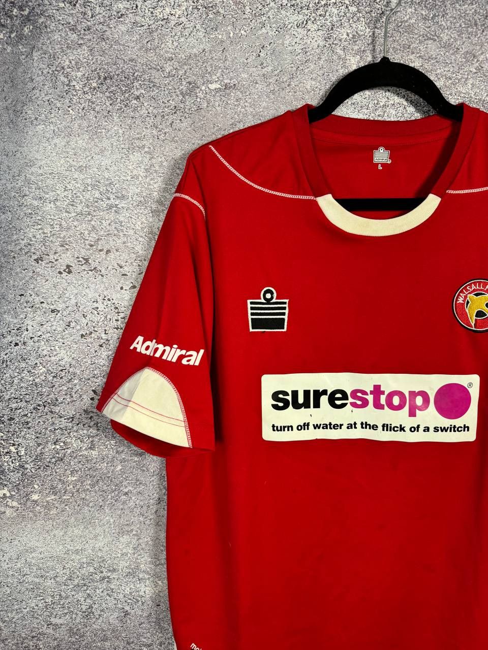 Vintage Vintage Walsall FC 2011/12 Admiral Soccer Jersey Size US L / EU 52-54 / 3 - 3 Thumbnail