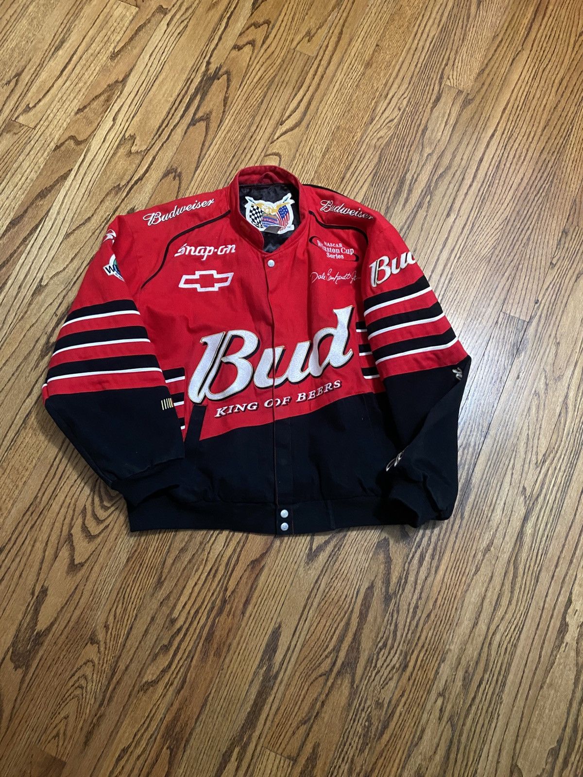 Vintage nascar budweiser Dale Earnhardt jr jacket