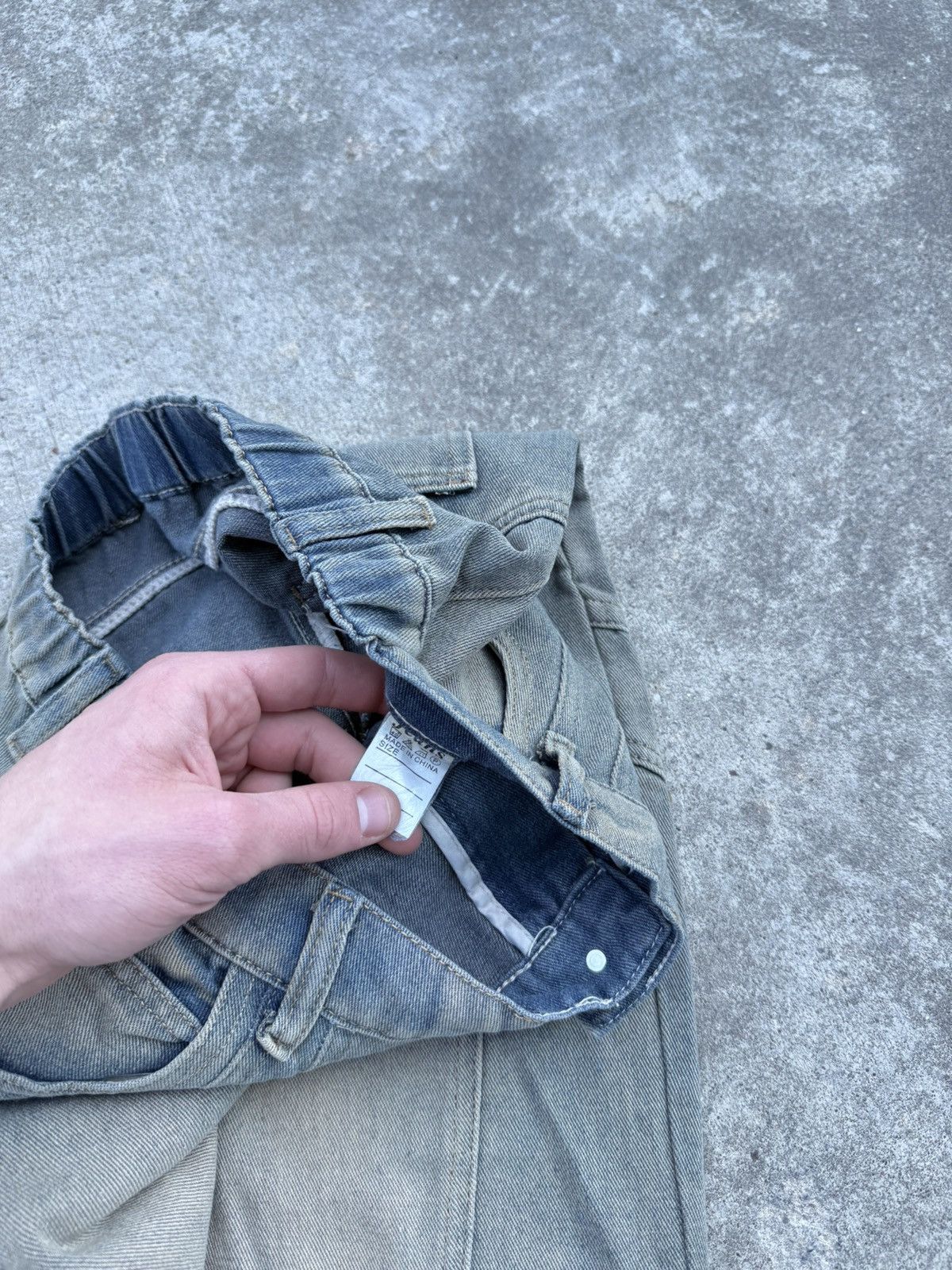 Other Vintage Y2K avantgarde streetwear oversized jeans Size US 32 / EU 48 - 9 Thumbnail