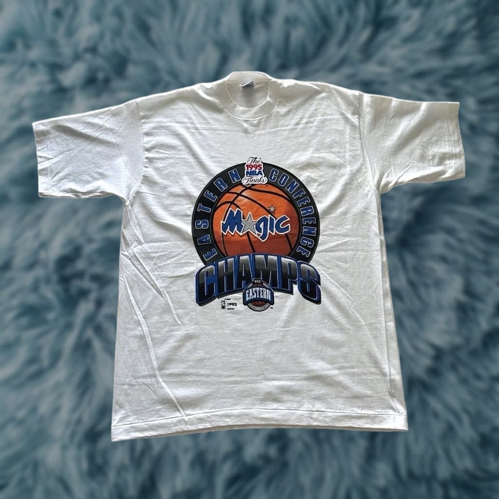 Salem Sportswear VINTAGE Salem Sportswear 1995 NBA Finals Orlando Magic Tee XL 90s Graphic NWOT Size US XL / EU 56 / 4 - 1 Thumbnail