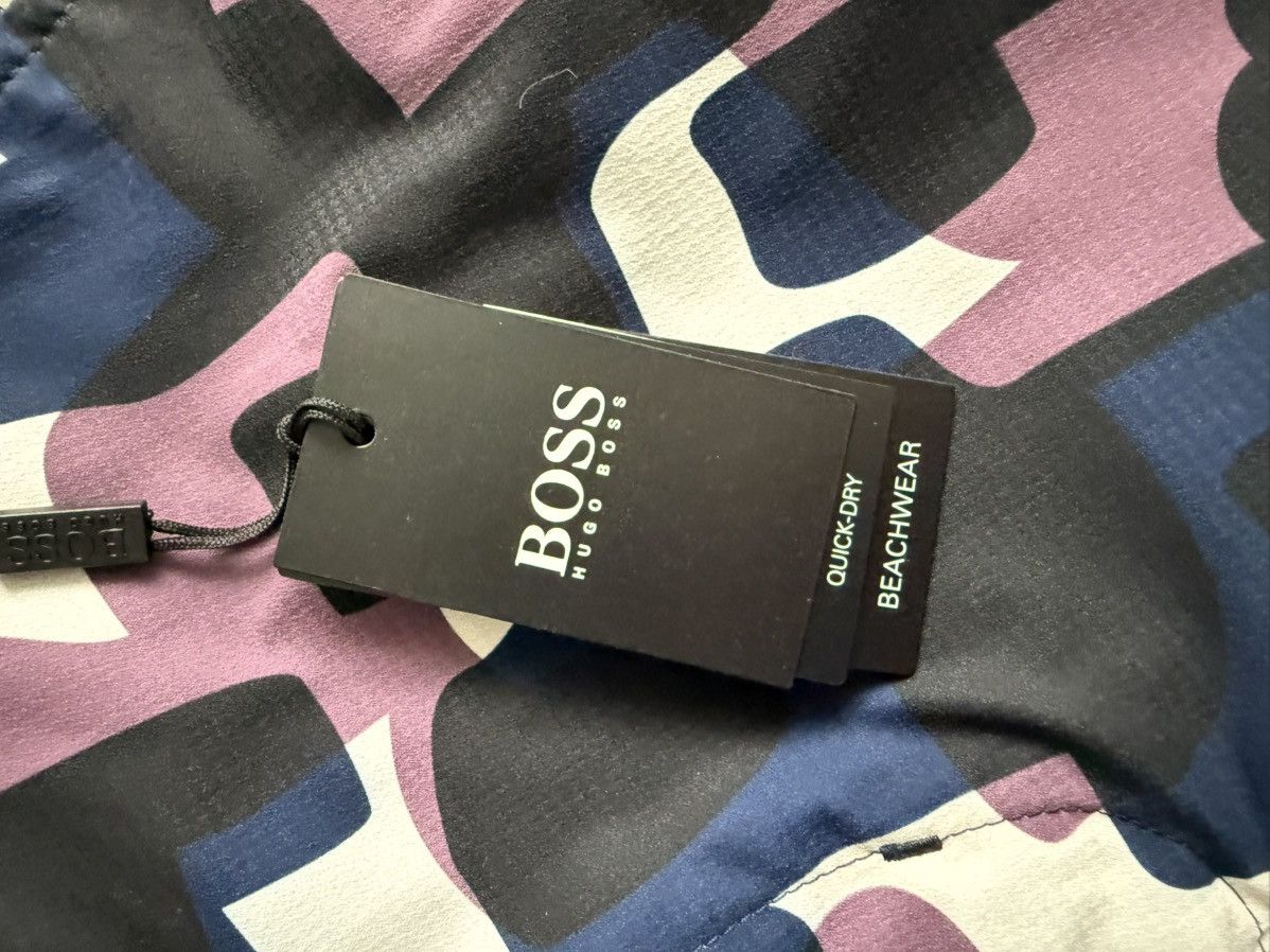 Hugo Boss Multicolor camo swim shorts Size US 32 / EU 48 - 7 Thumbnail
