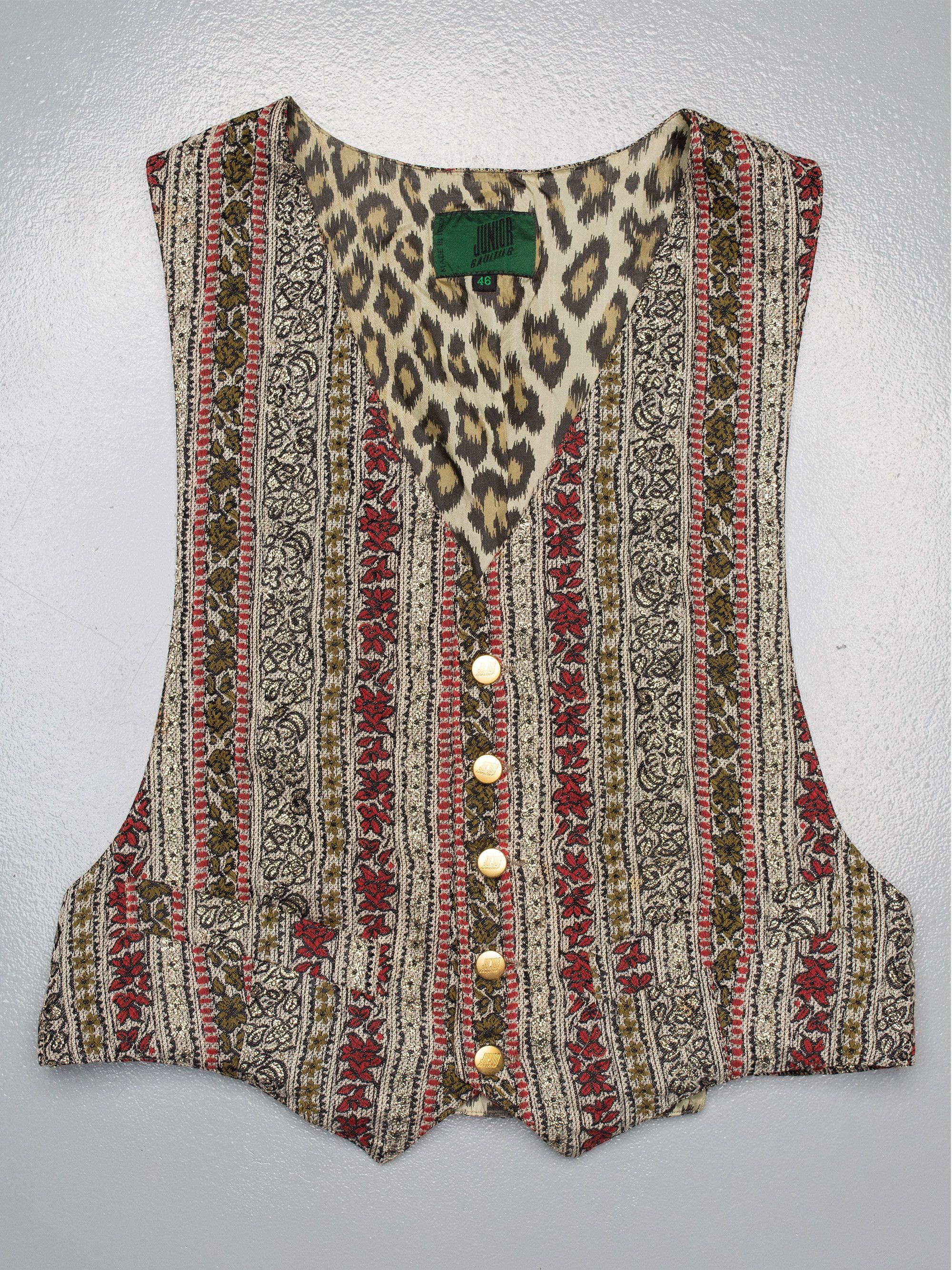 Jean Paul Gaultier vintage Junior Gaultier embroidered vest Size L / US 10 / IT 46 - 3 Thumbnail