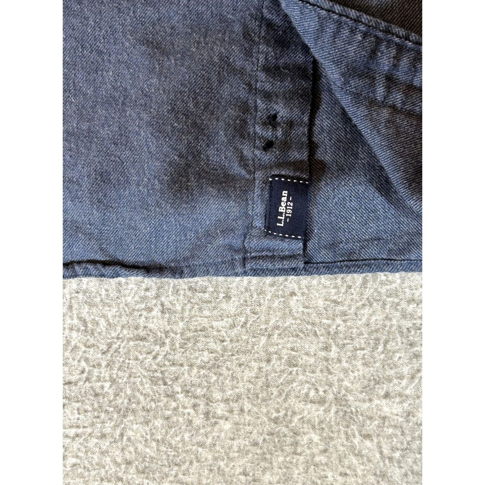 Vintage LL Bean Flannel Shirt Men M Medium Blue Long Sleeve Button-Down Slim Size US M / EU 48-50 / 2 - 3 Thumbnail