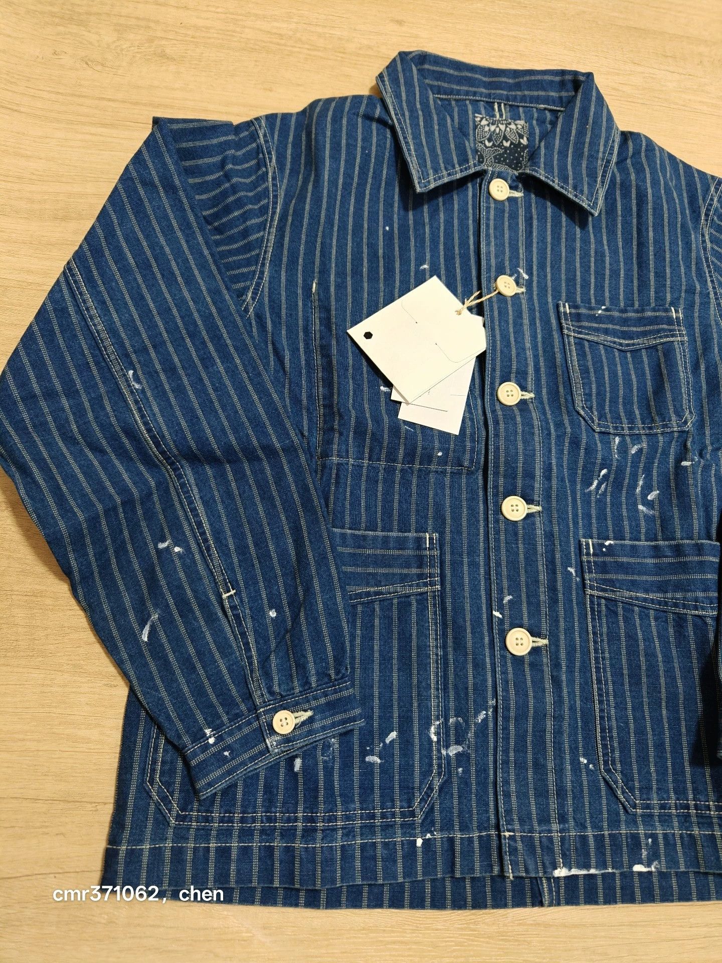 Visvim VISVIM 25 ICT TRAVAIL DMGD Indigo Stripe Coverall Size US M / EU 48-50 / 2 - 2 Thumbnail