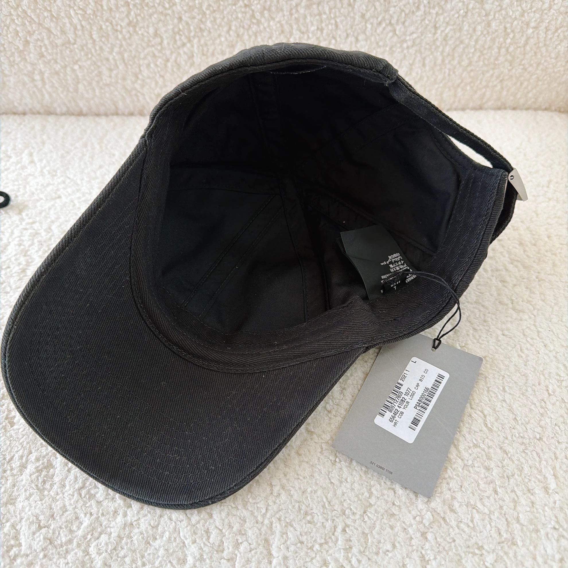 Balenciaga Balenciaga Black Logo Cap L Size ONE SIZE - 5 Thumbnail