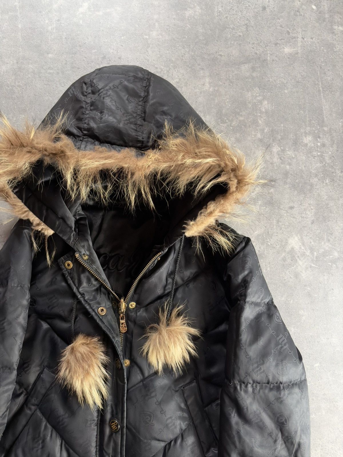 Rocawear 00s Rocawear Reversible Faux Fur Hooded Bomber Jacket M L Size M / US 6-8 / IT 42-44 - 13 Thumbnail