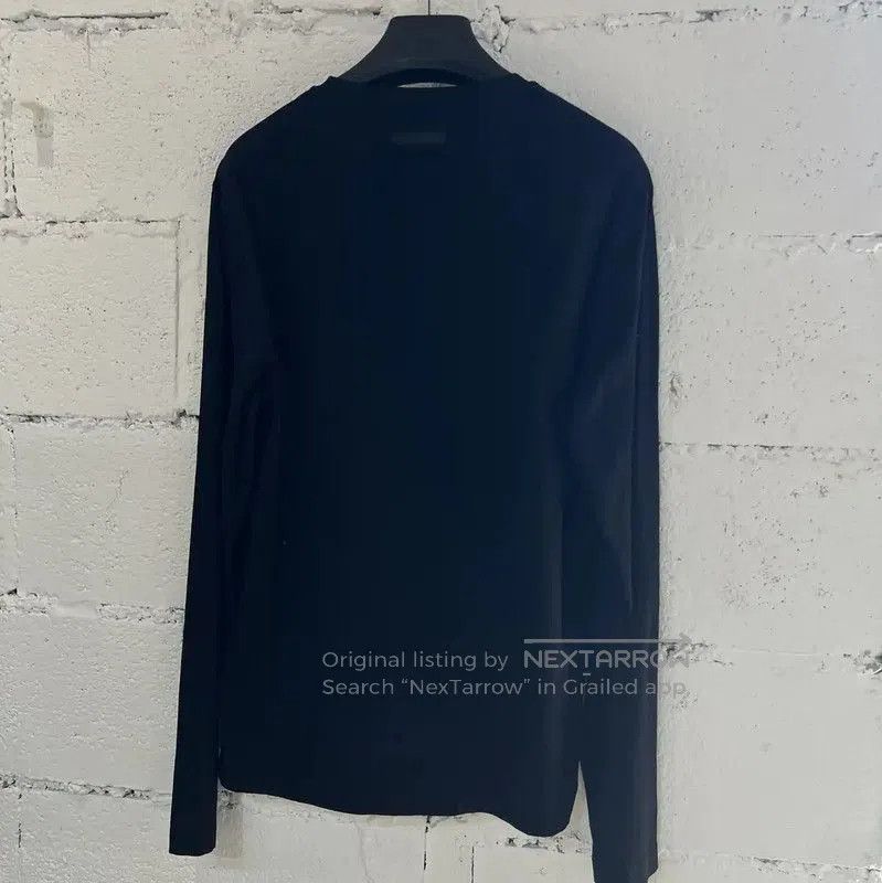 Prada Prada Black Cotton Long Sleeve Sweatshirt for Men. Size US M / EU 48-50 / 2 - 2 Thumbnail