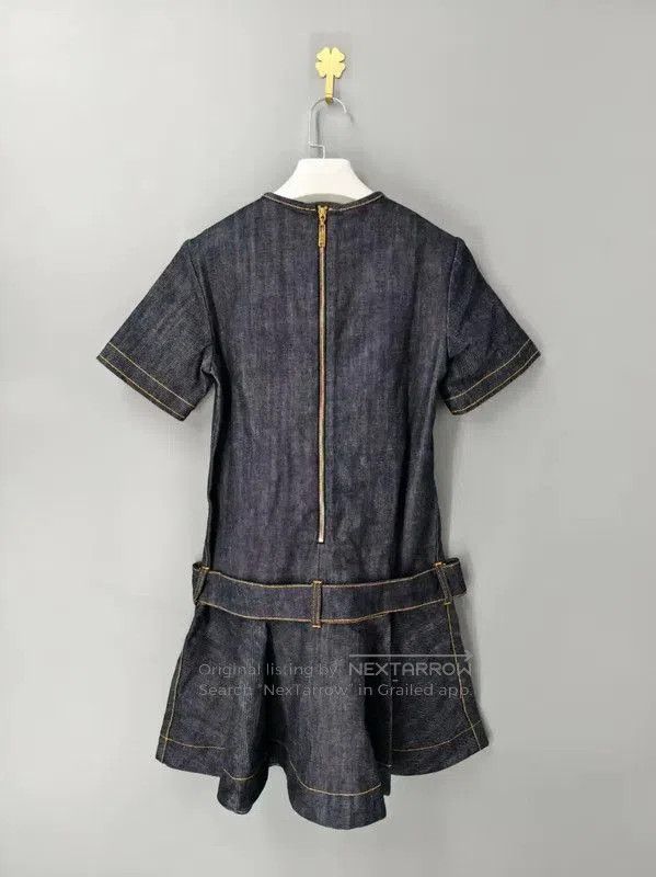 Louis Vuitton Louis Vuitton Blue Denim Dress for Women . Size S / US 4 / IT 40 - 2 Thumbnail