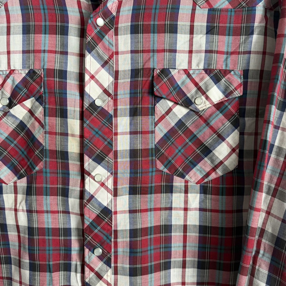 Wrangler Wrangler X-Long Tails Western Shirt Men’s 17.5-36 XL Pearl Size US XL / EU 56 / 4 - 3 Thumbnail