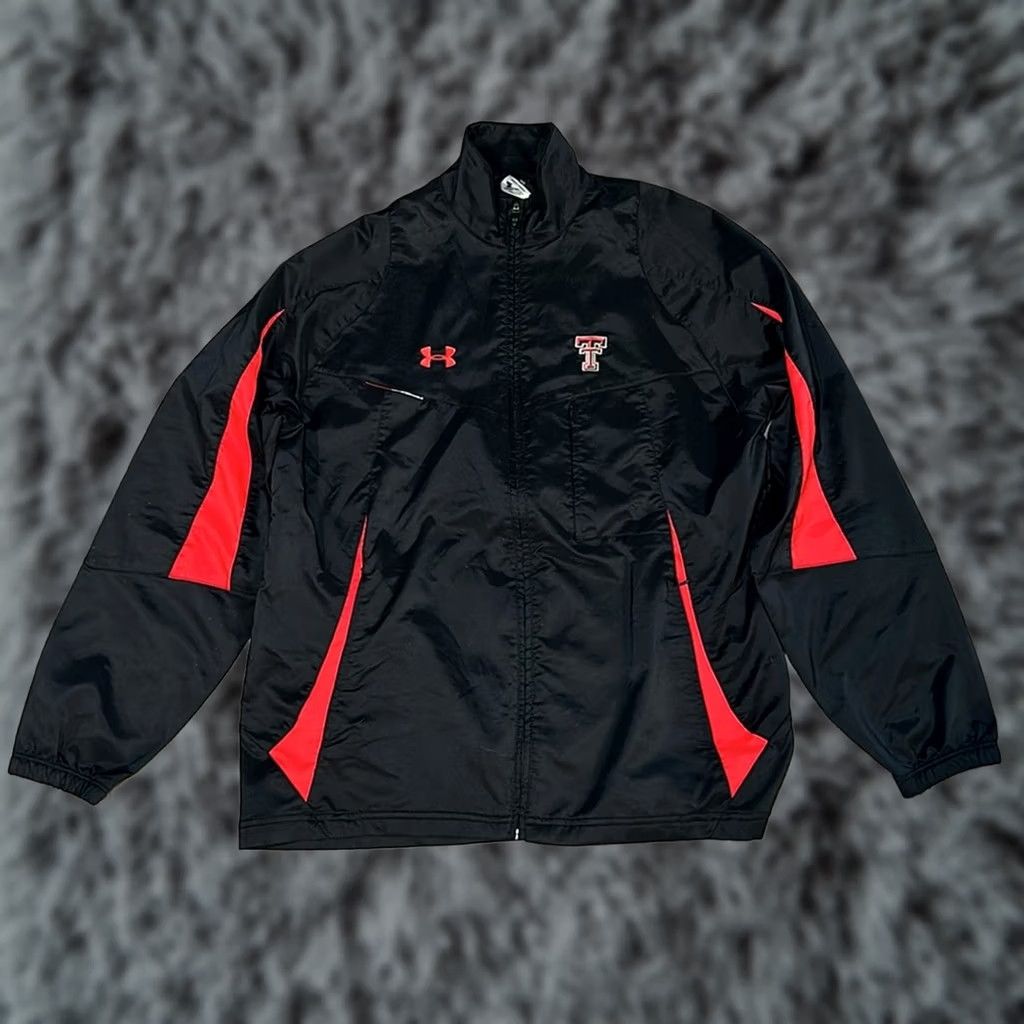 Under Armour VINTAGE Under Armour Texas Tech Red Raiders Undeniable Light Performance Jacket M Black Jacket Men Medium Size US M / EU 48-50 / 2 - 1 Thumbnail