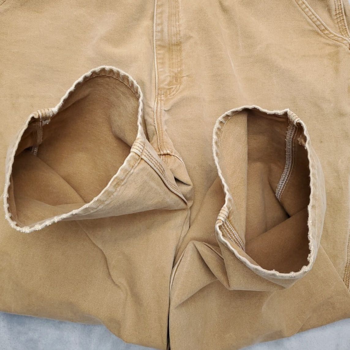 Carhartt VINTAGE Carhartt Pants Men 42x30 Faded Brown Canvas Carpenter Cargo B11 Workwear Size US 42 / EU 58 - 7 Thumbnail