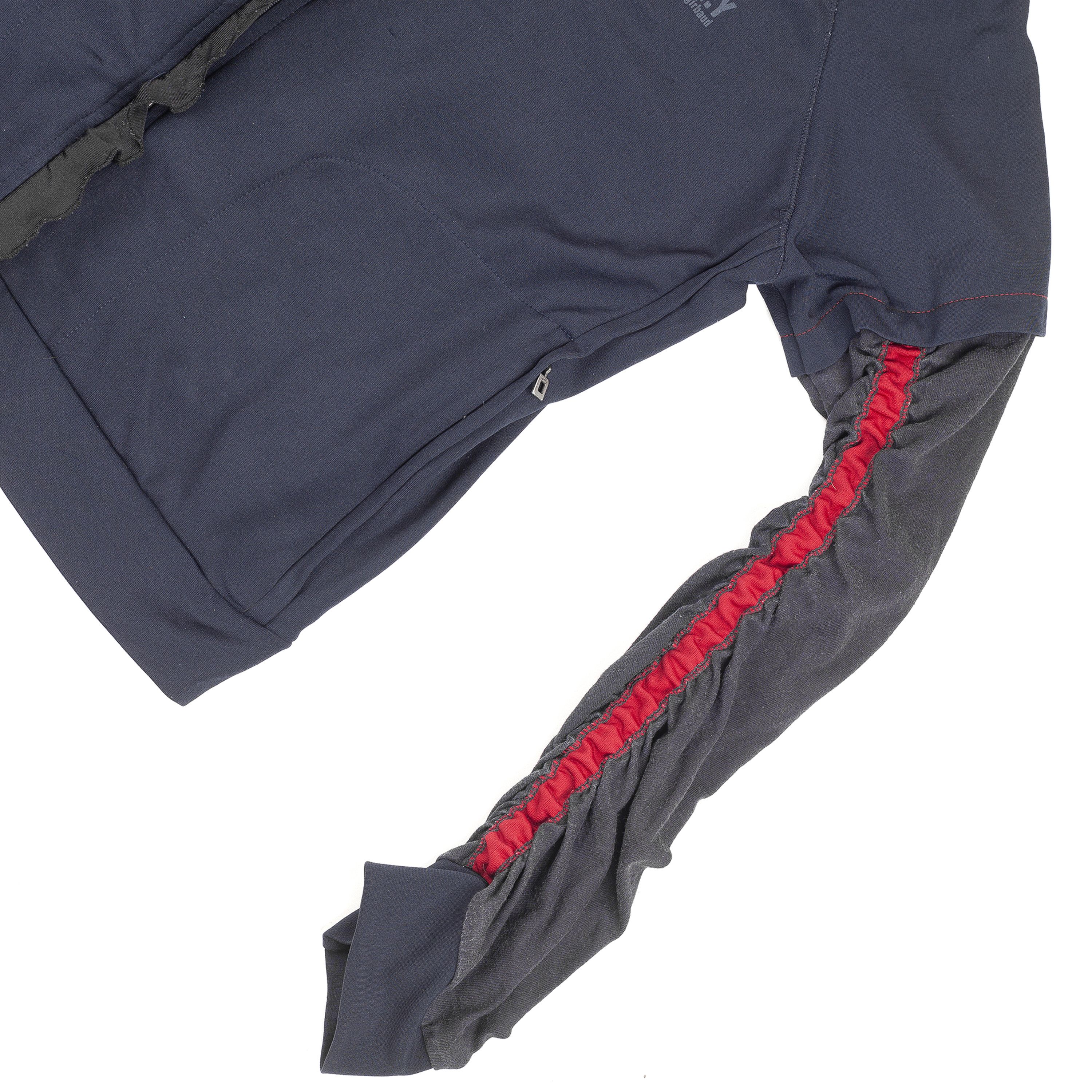 Marithe + Francois Girbaud Marithé François Girbaud Blue Ruffled Jacket (M) Size M / US 6-8 / IT 42-44 - 3 Thumbnail