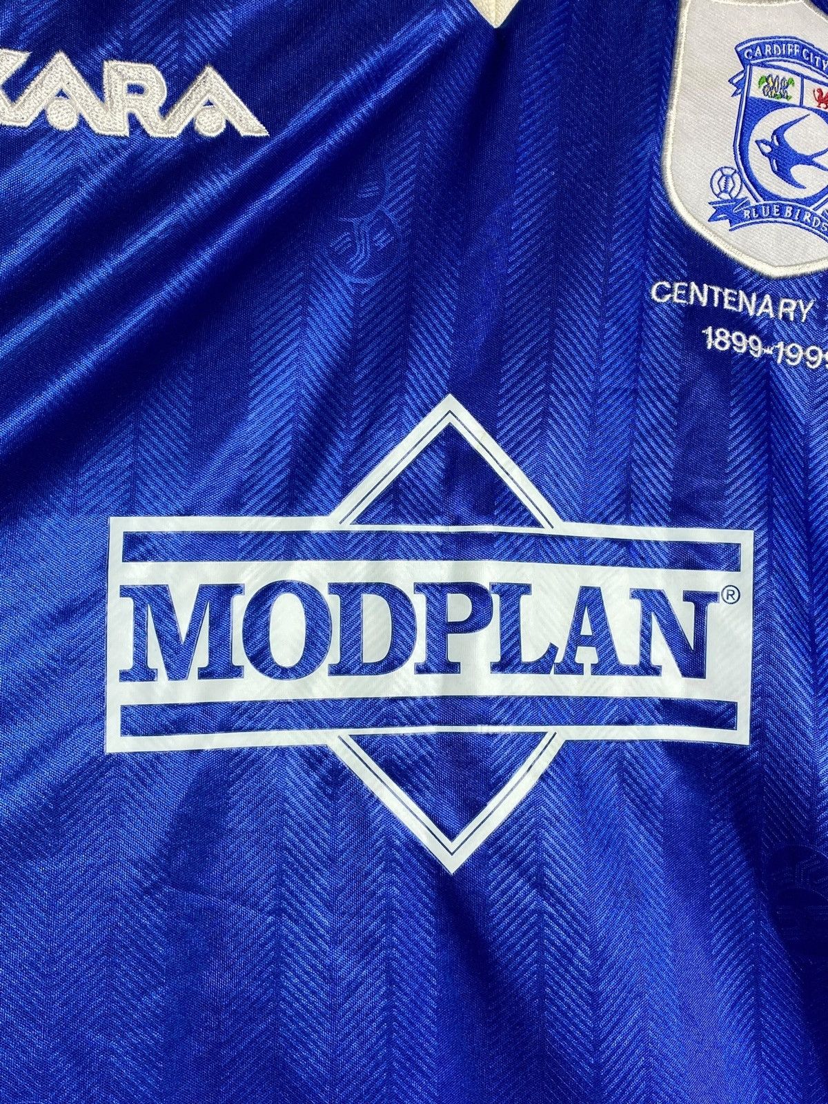 Vintage Vintage Cardiff City 1999 Home Football Shirt Soccer Jersey Size US XXL / EU 58 / 5 - 4 Thumbnail