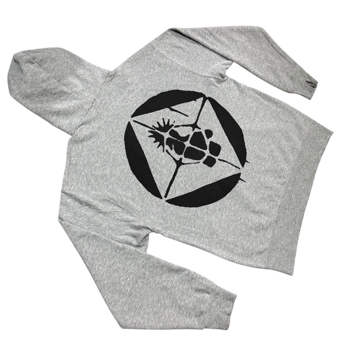 Fruit Of The Loom Vintage Gingham Punk Tribe Sweatshirt Hoodie Size US L / EU 52-54 / 3 - 5 Thumbnail