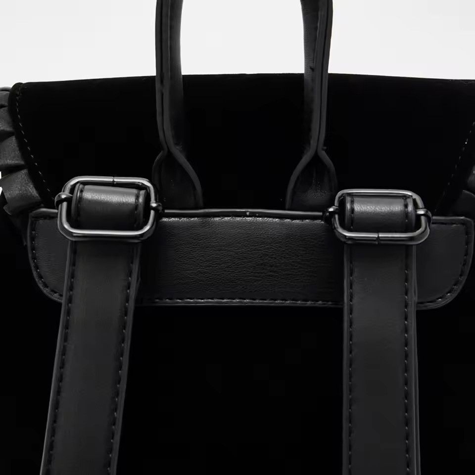 Other Handmade Gothic Witch Harajuku Velvet Backpack Size ONE SIZE - 5 Thumbnail