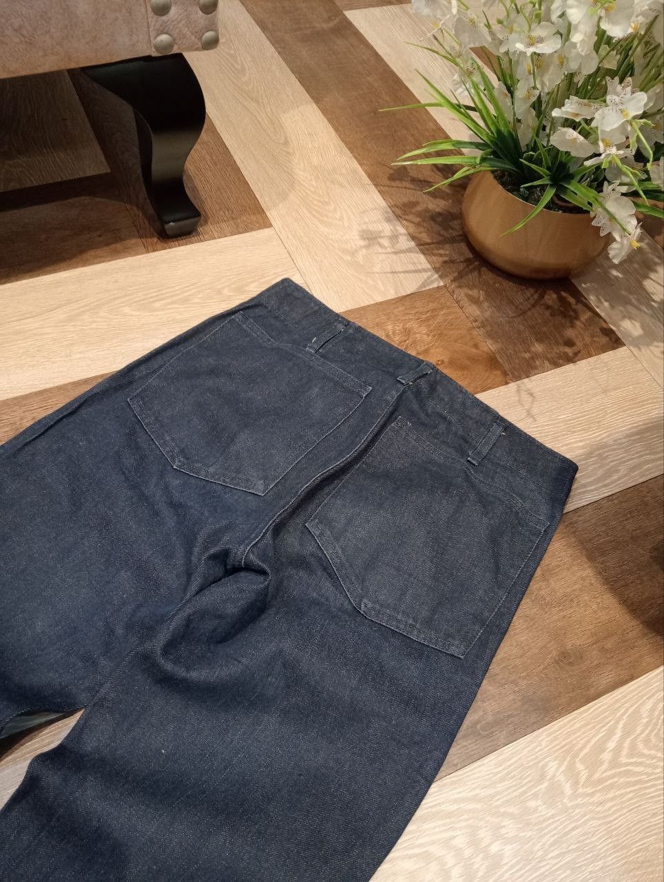 Visvim VISVIM CUBISM BLUE INDIGO SELVEDGE FLARED DENIM PANTS Size US 30 / EU 46 - 14 Thumbnail