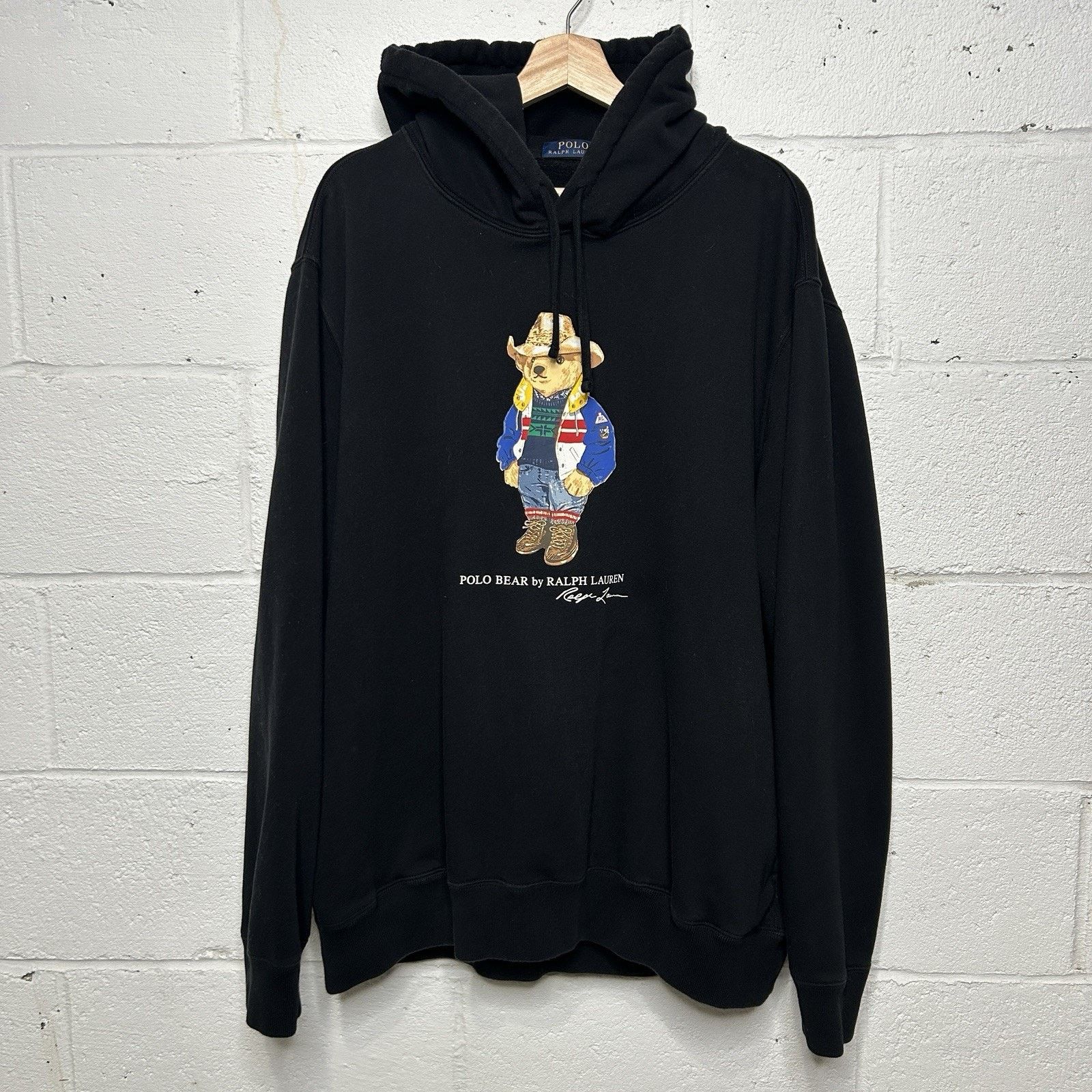 Polo Ralph Lauren Polo Ralph Lauren Cowboy Ranch Polo Bear Hoodie “Black” Size US XXL / EU 58 / 5 - 1 Thumbnail