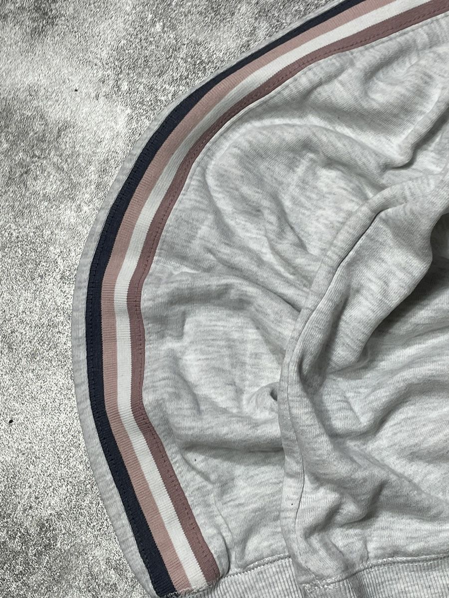 Vintage Streetwear Thick Hoodie Stripes Boxy Fit Thick y2k Size M / US 6-8 / IT 42-44 - 3 Thumbnail