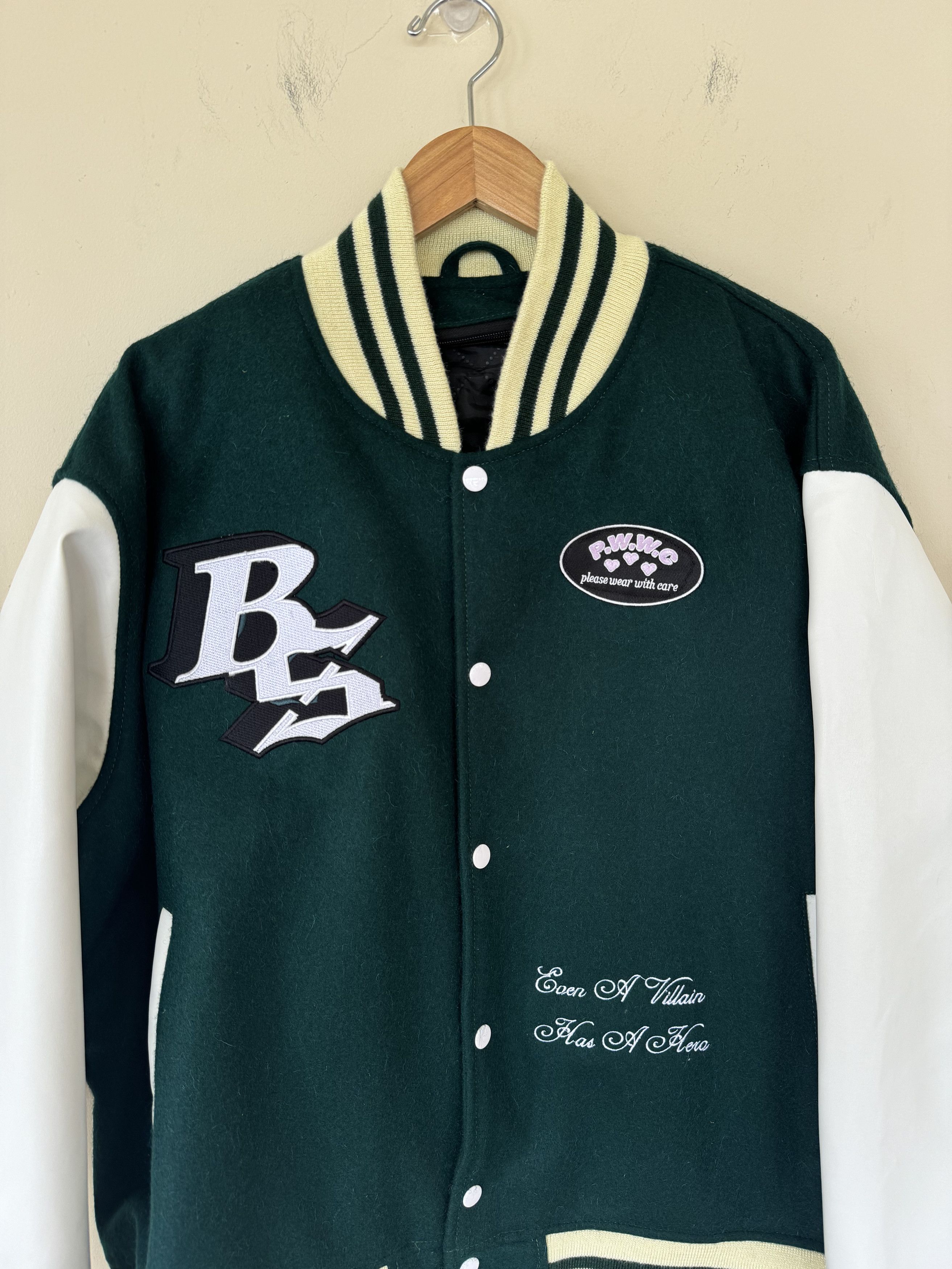 Vintage Hero Varsity Bomber Jacket Size US XXL / EU 58 / 5 - 2 Thumbnail