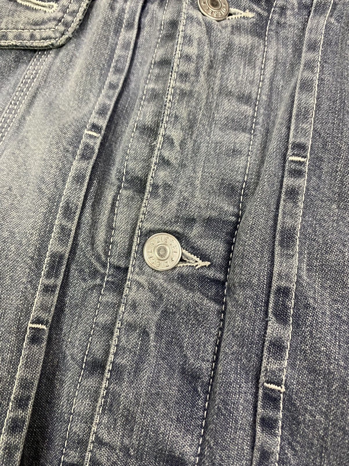 Diesel Diesel denim jacket vintage trashed made in italy archive Size US XXL / EU 58 / 5 - 9 Thumbnail