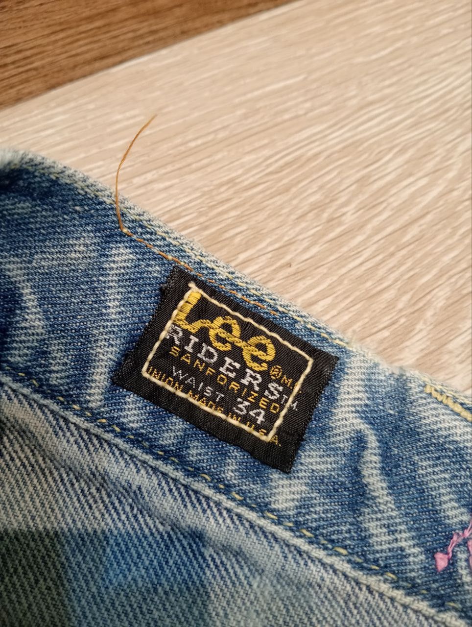 Lee RARE LEE RIDERS VINTAGE SANFORIZED FLARED JEANS - SIZE 34 Size US 34 / EU 50 - 8 Thumbnail