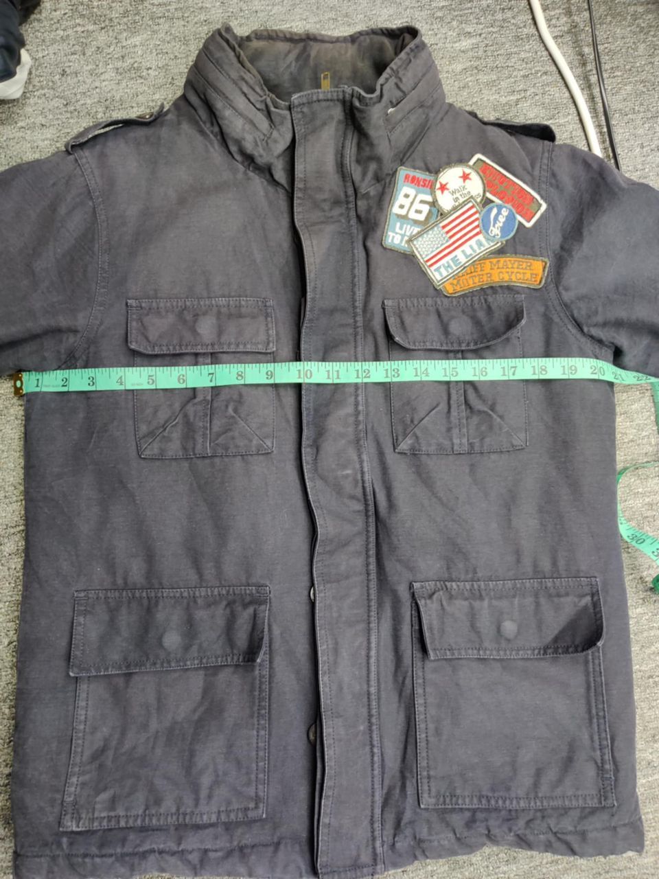 Vintage Vintage Kriff Mayer M65 Field Patch Borderless Music Jacket Size US M / EU 48-50 / 2 - 18 Thumbnail