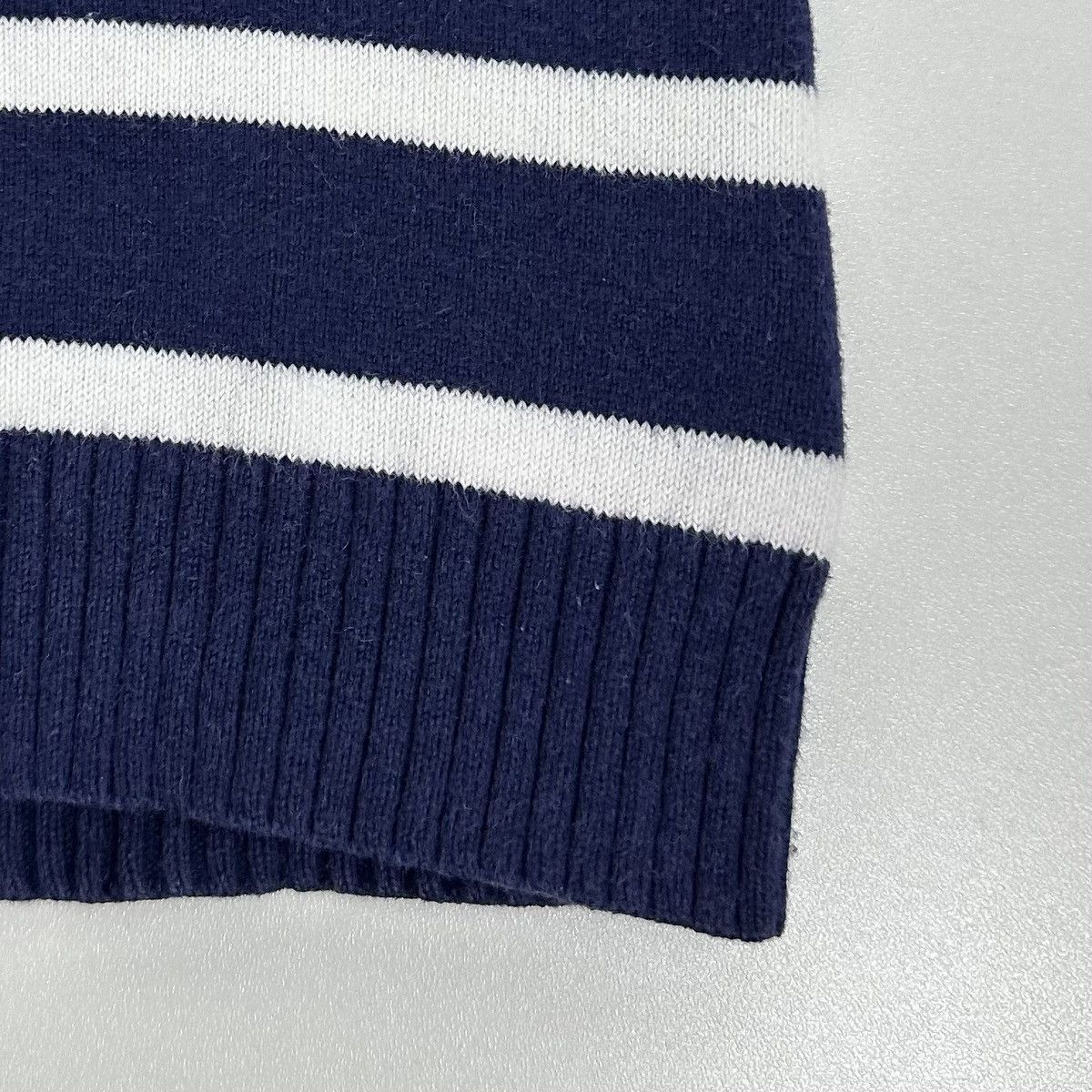 Lauren Ralph Lauren Ralph Lauren Breton Stripes Crewneck Navy Medium Sweater Size M / US 6-8 / IT 42-44 - 8 Thumbnail