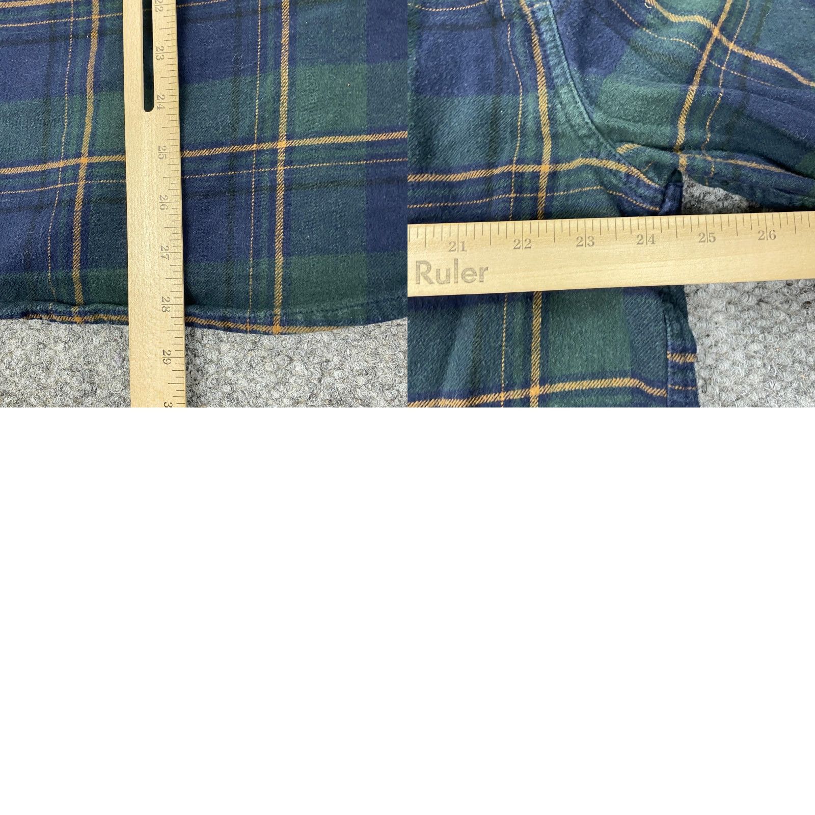 Eddie Bauer EDDIE BAUER Flannel Shirt Mens 2XL Green Blue Plaid Long Sleeve Button-Up Pocket Size US XXL / EU 58 / 5 - 8 Thumbnail