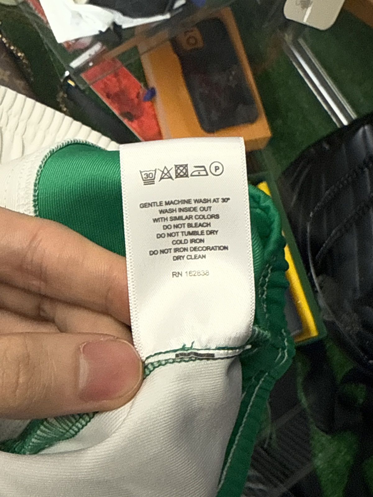 DENIM TEARS Denim Tears Green White Track Pants Size S (NEW) Size US 30 / EU 46 - 11 Thumbnail