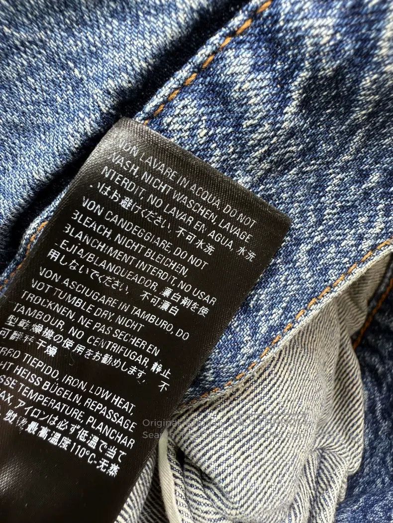 Balenciaga Balenciaga Denim Jacket Size XXS / US 00 / IT 34 - 7 Thumbnail