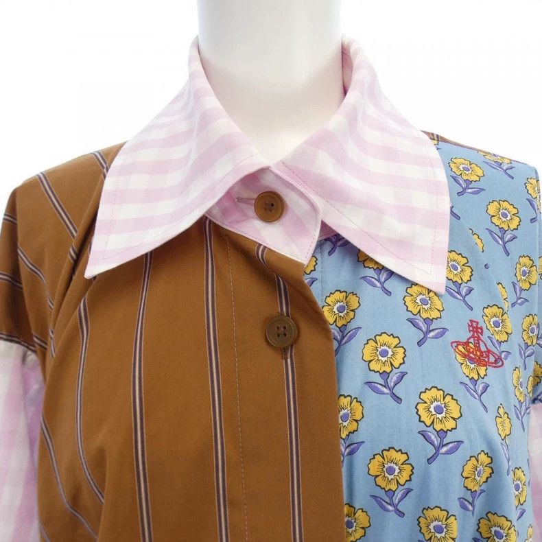 Vivienne Westwood Vivienne Westwood Patchwork printed shirt dress Size M / US 6-8 / IT 42-44 - 3 Thumbnail
