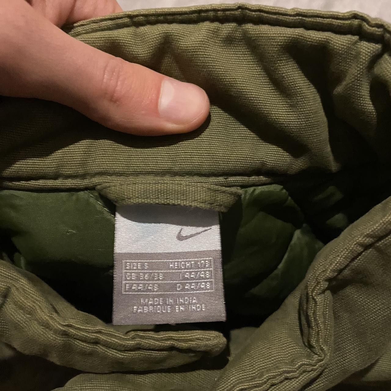 Nike 2000s Nike Green Military Jacket Army Multipocket Size US S / EU 44-46 / 1 - 5 Thumbnail