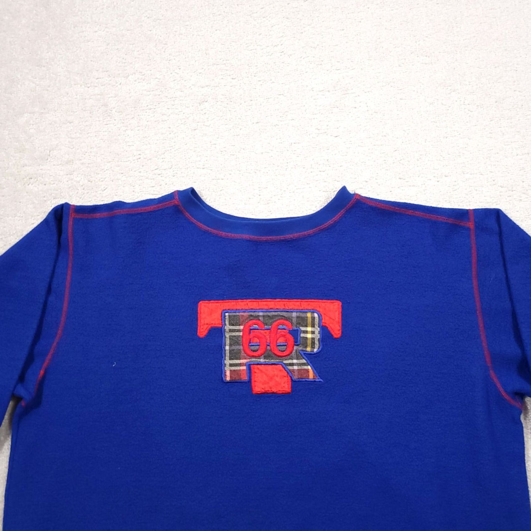 CO VINTAGE Route 66 Clothing Co Crew Neck Sweatshirt Mens 2XL Blue Long Sleeve Shirt Size US XXL / EU 58 / 5 - 3 Thumbnail