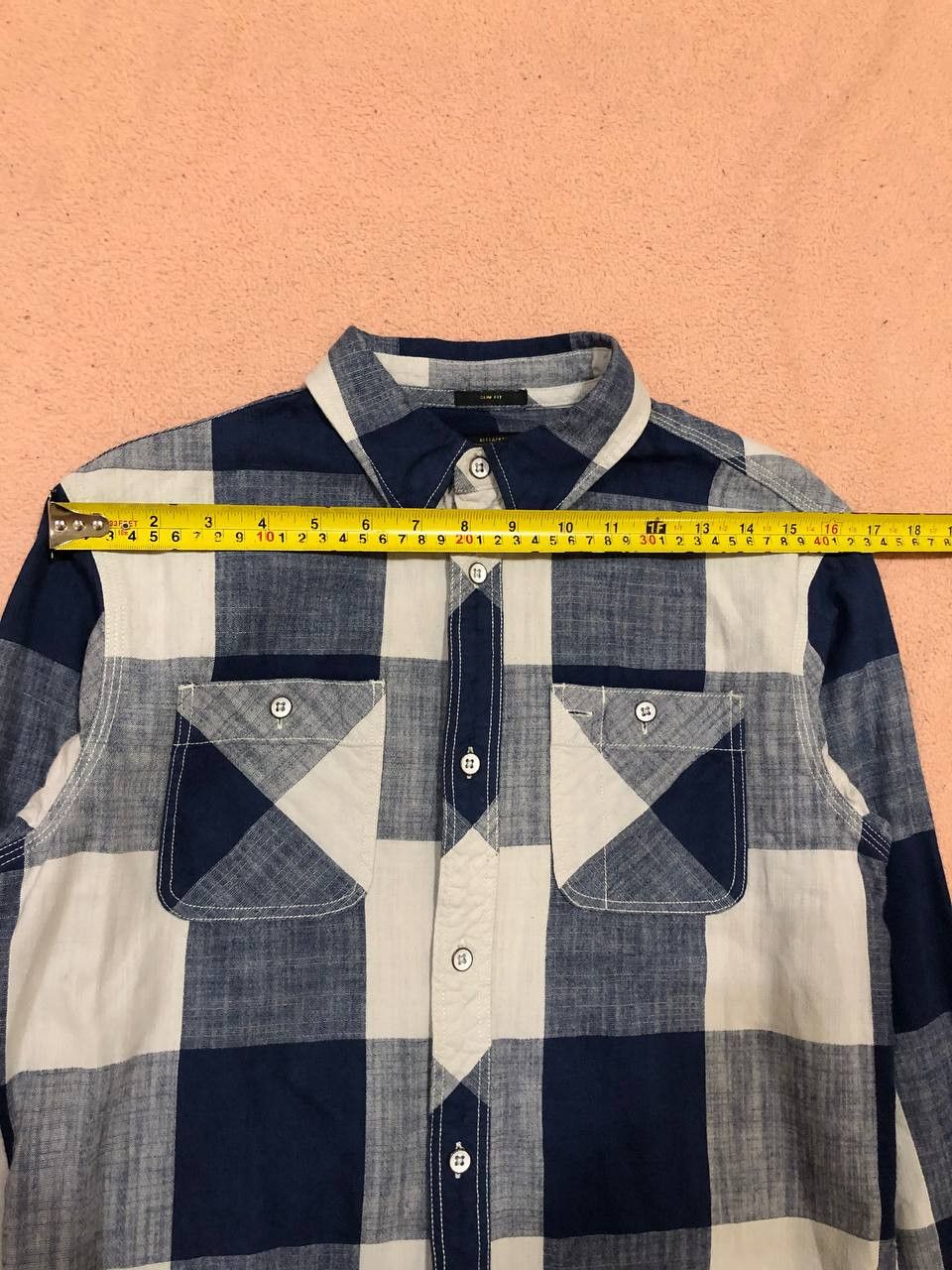 Allsaints Vintage cell print shirt Allsaints slim fit Y2K streetwear Size US XS / EU 42 / 0 - 9 Thumbnail